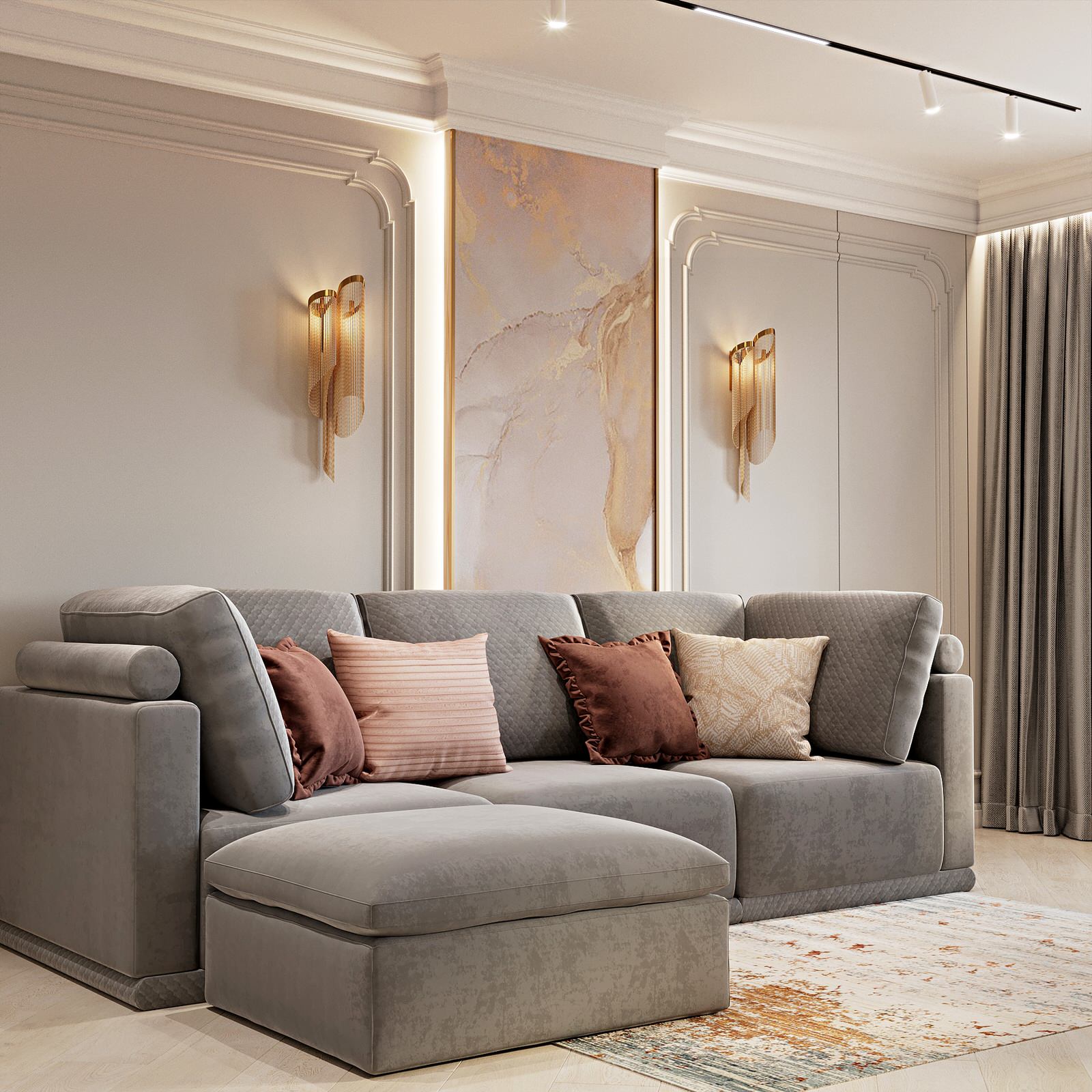 Обложка проекта: проект "Классика в Тюменке на 100 м2"