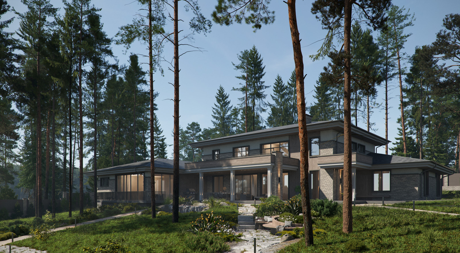 Усадьба в лесу