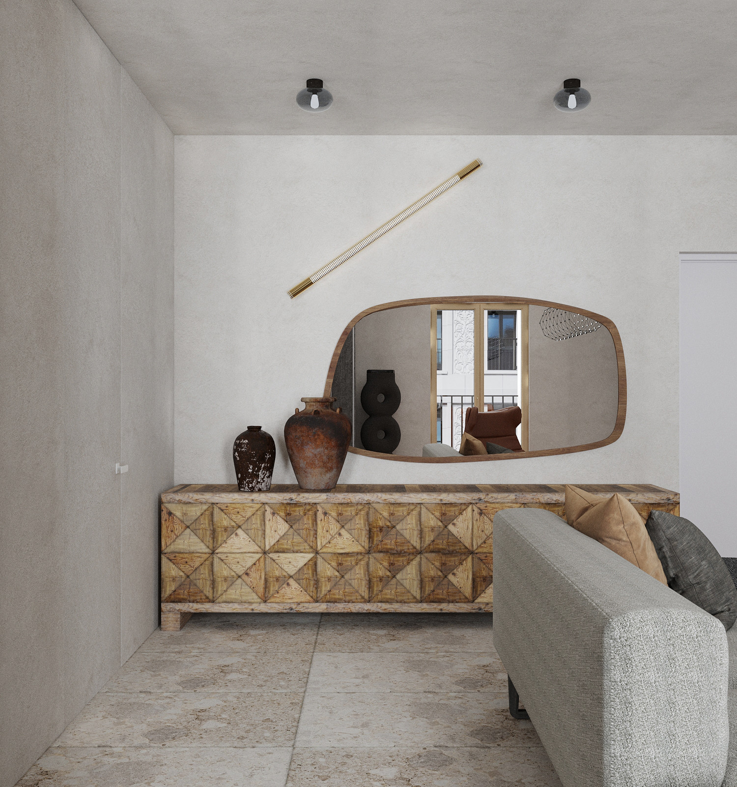 Обложка проекта: Квартира в стиле Ваби Саби