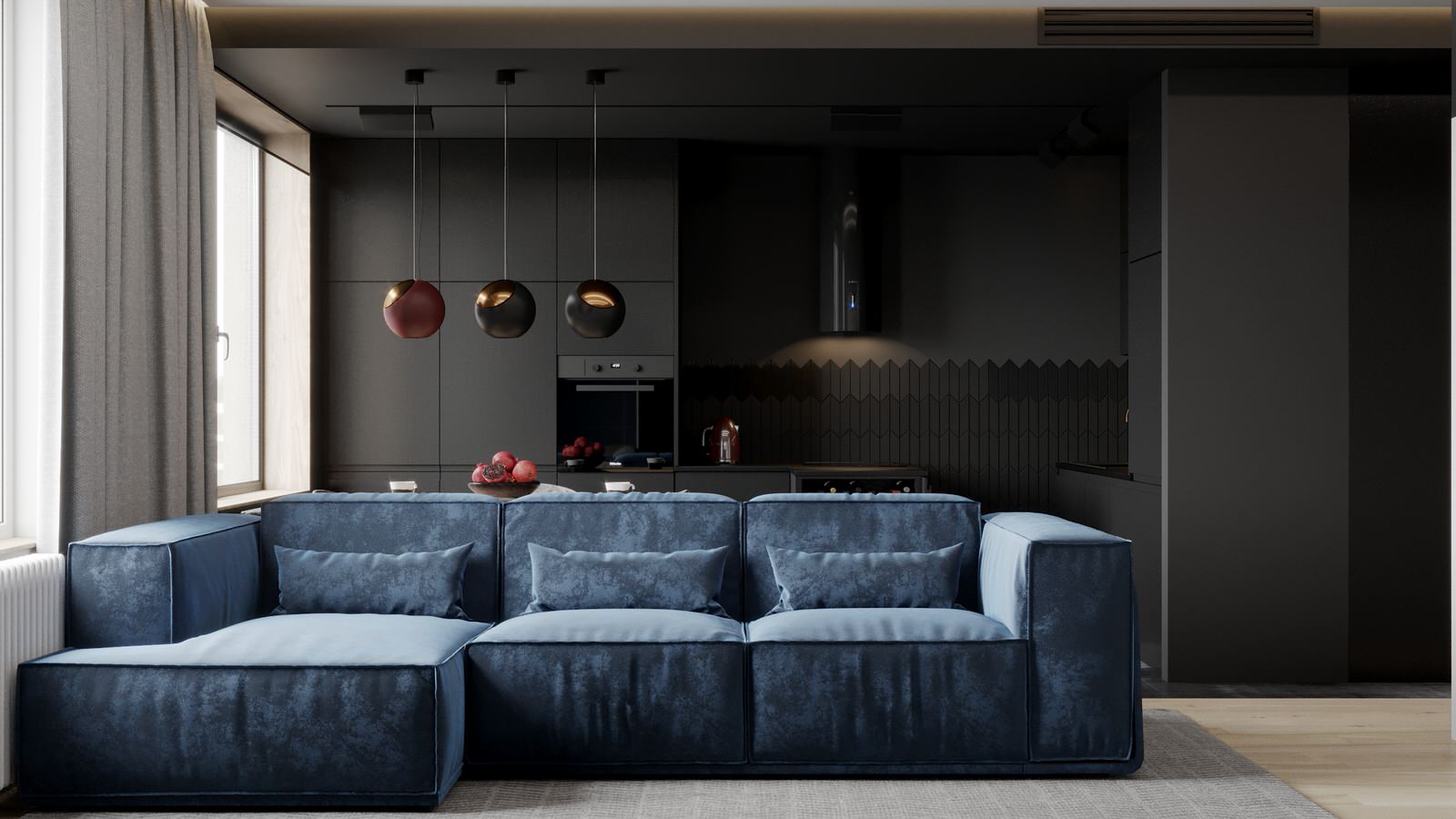 Обложка проекта: ЖК Ультра Сити, 86m2