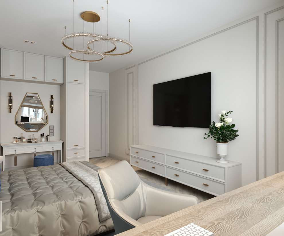 Трехкомнатная квартира в современном классическом стиле