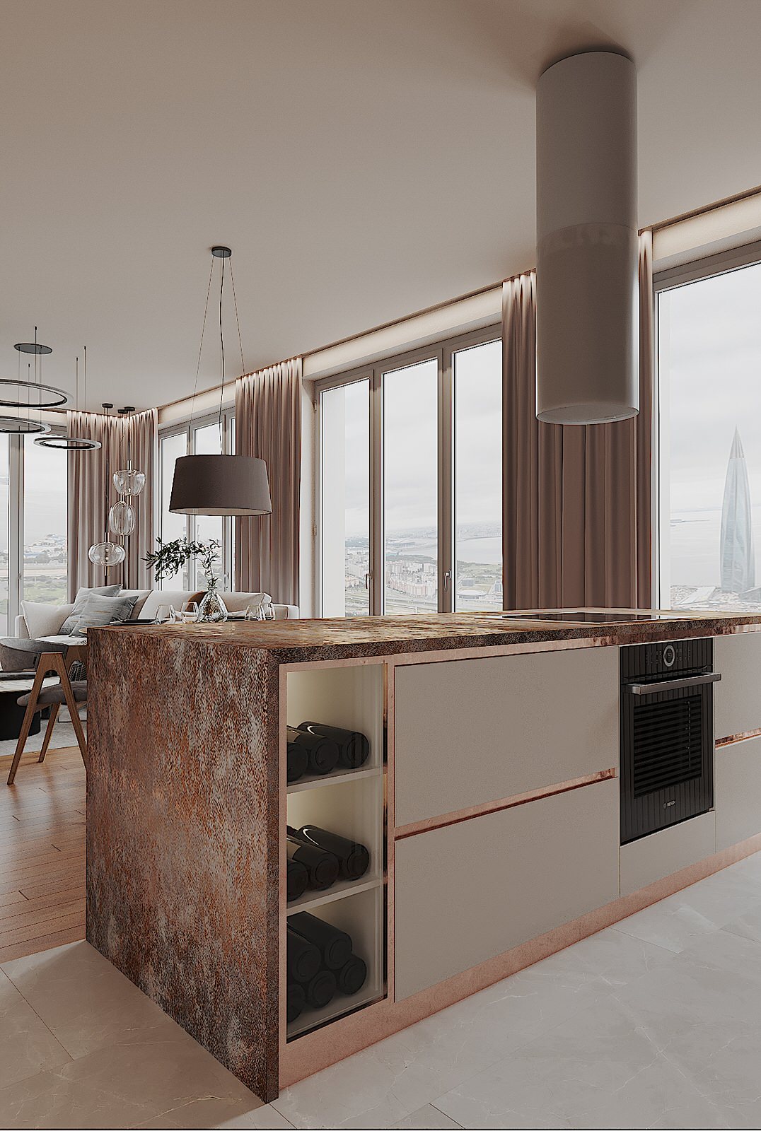 ЖК " Golden Sity" с видом на залив