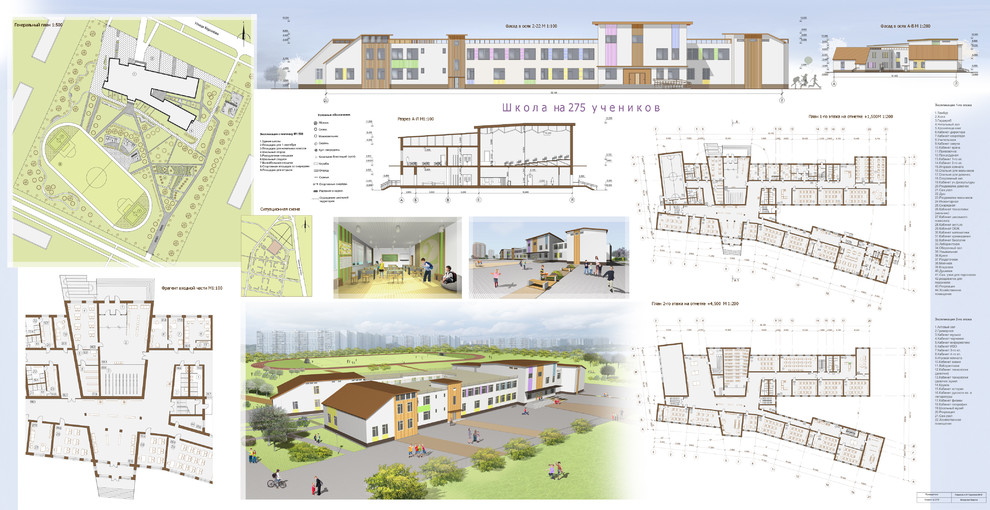 Обложка проекта: Школа в Великом Новгороде