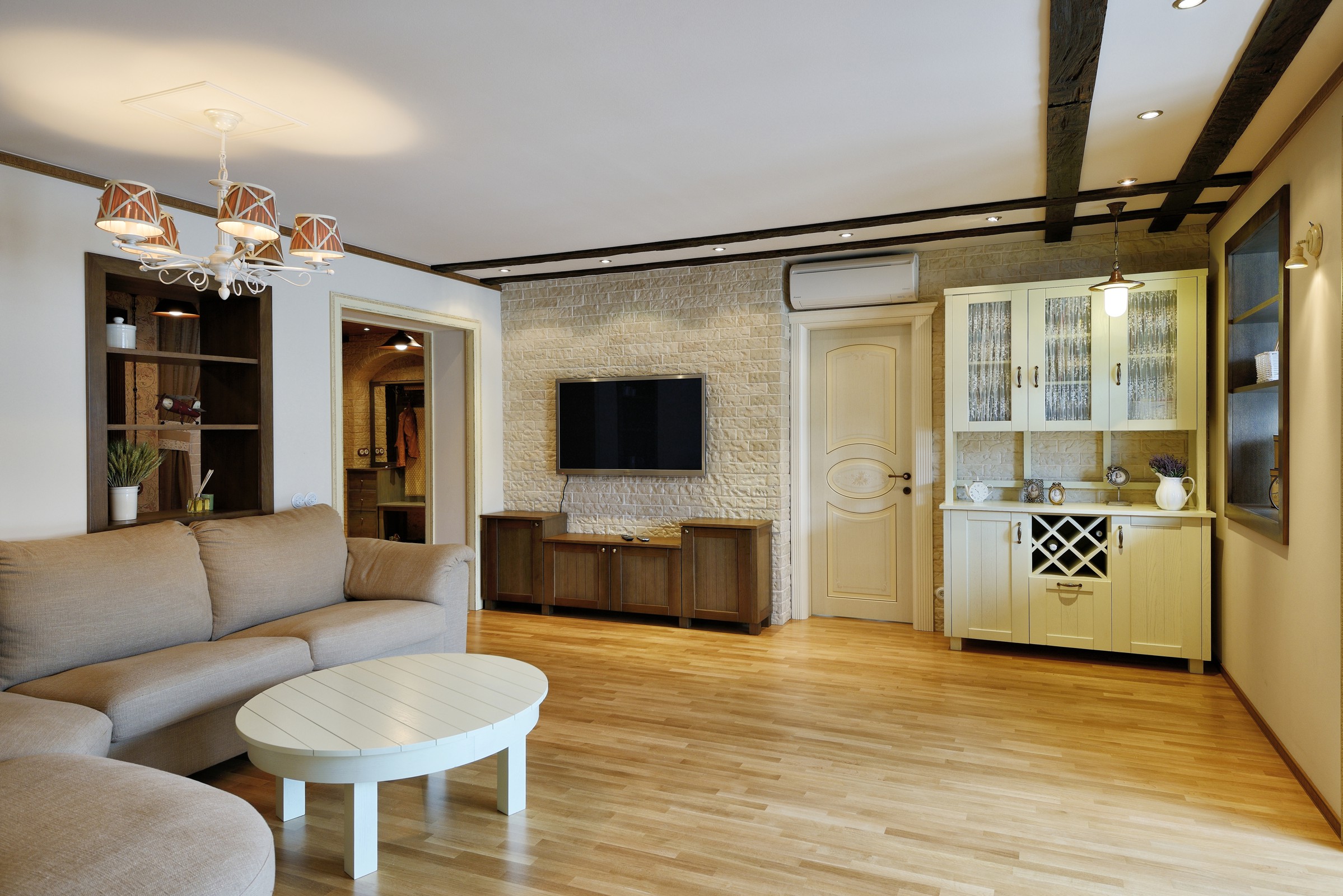 Обложка проекта: Гостиная в квартире на Казанском шоссе