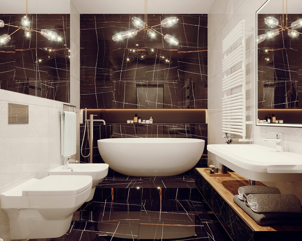 Ванная комната при спальне родителей