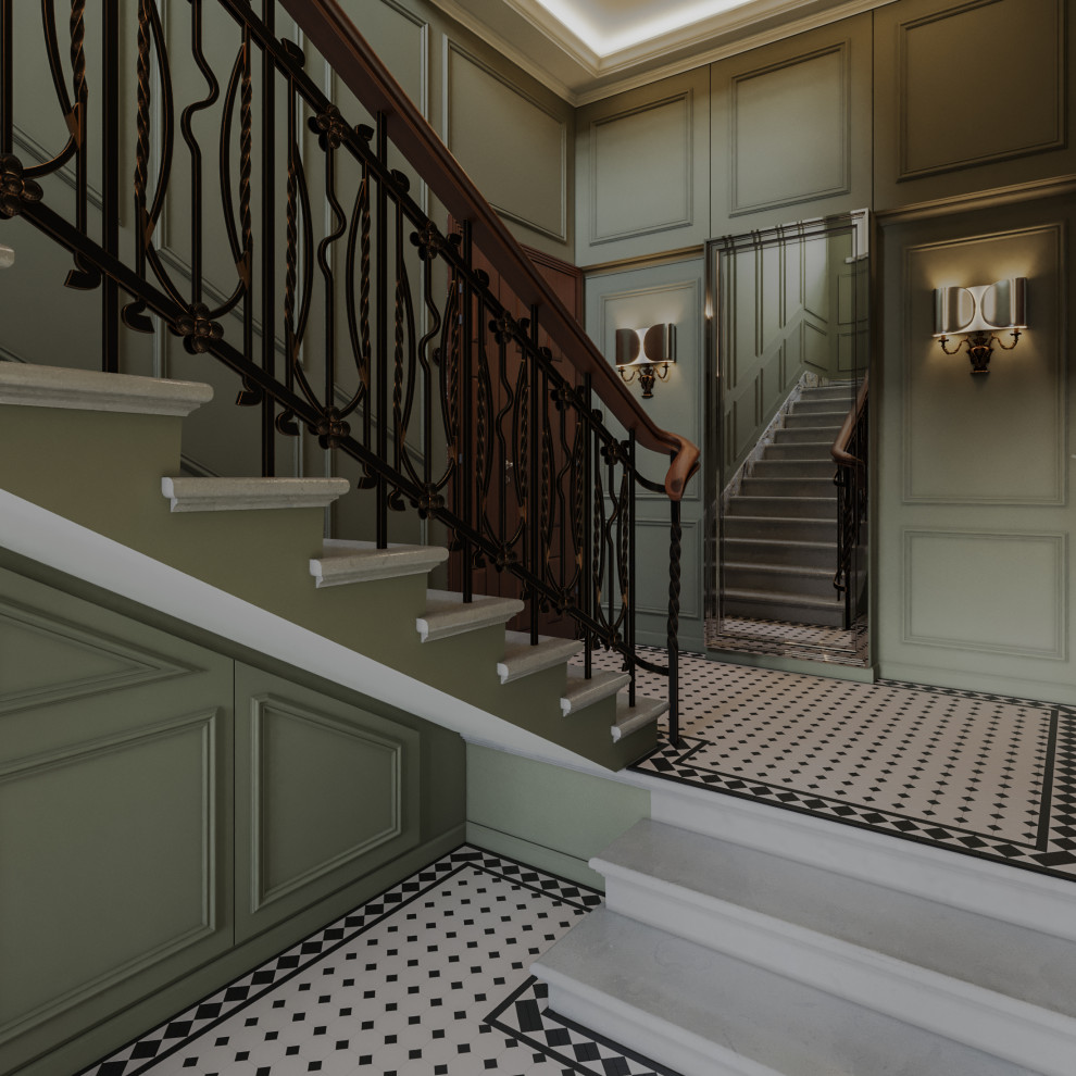 Подъезд в доме на ул. Бахрушина