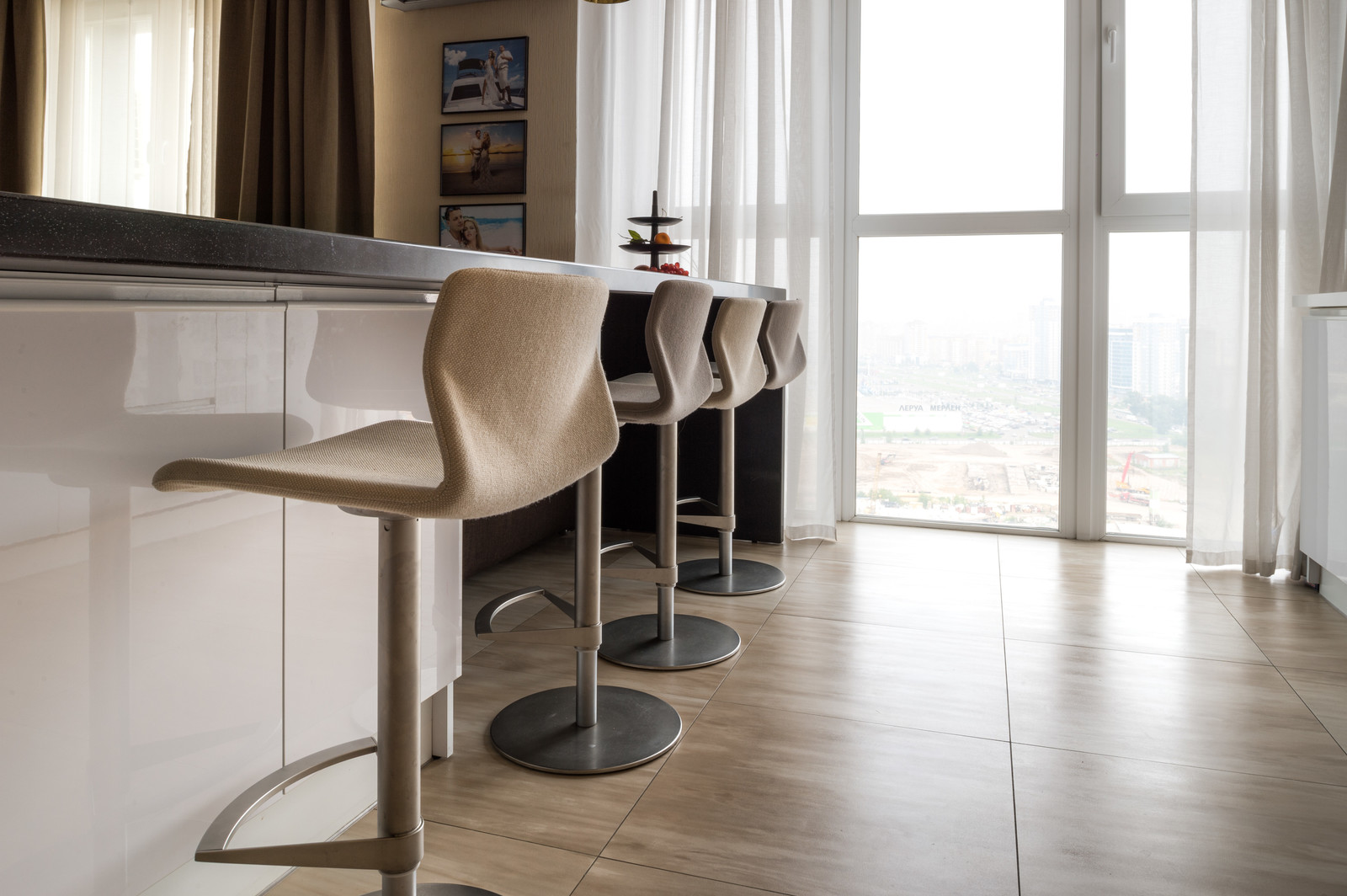 Апартаменты на 20-ом этаже в современном стиле