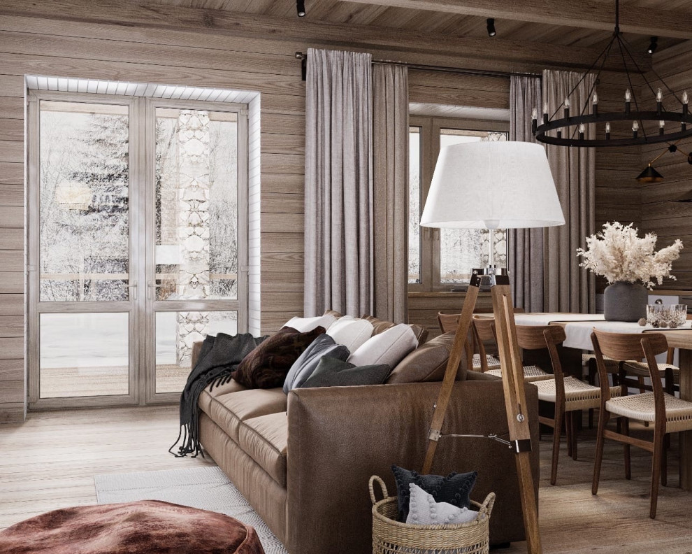 Дом в стиле современное шале