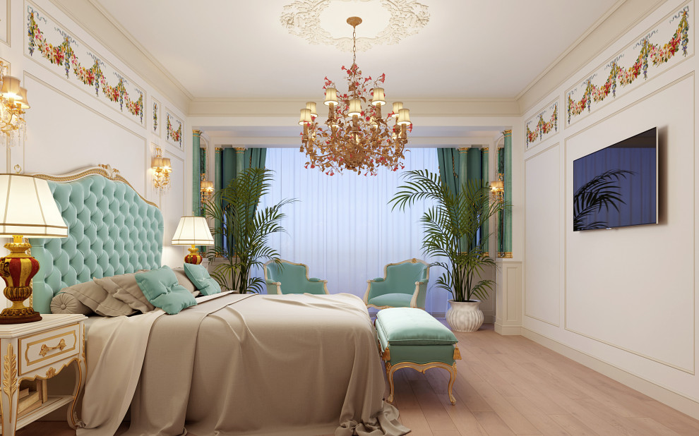 Обложка проекта: Спальня в классическом стиле