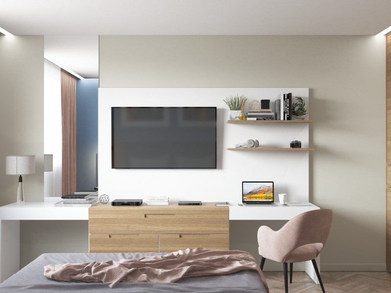 Проект квартиры 43 м2 для сдачи в аренду