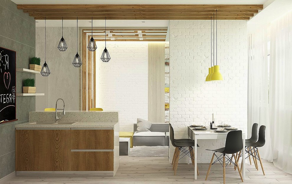 Гостиная таунхауса на Лесной Поляне