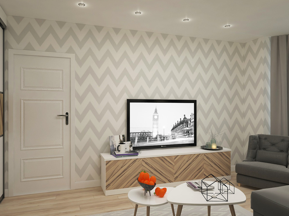 Обложка проекта: 1-комнатная квартира в скандинавском стиле