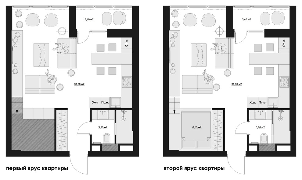Компактная квартира в ЖК Рассказово