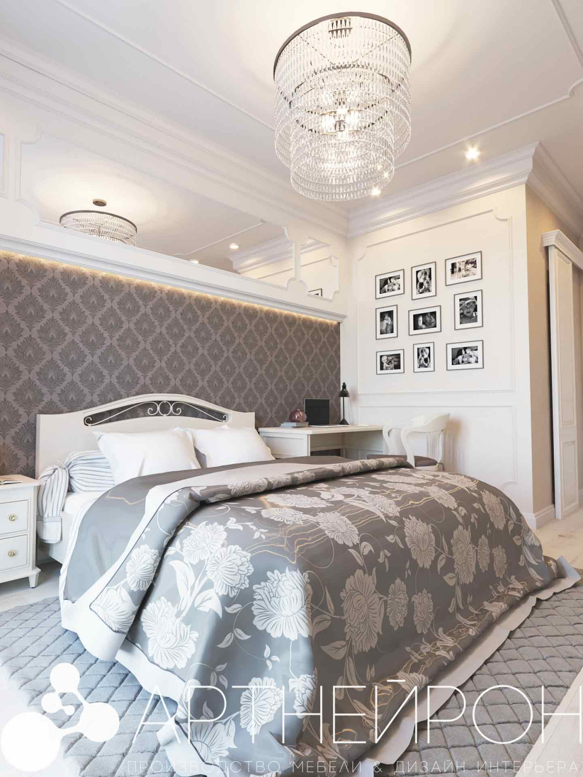 Дизайн светлой спальни