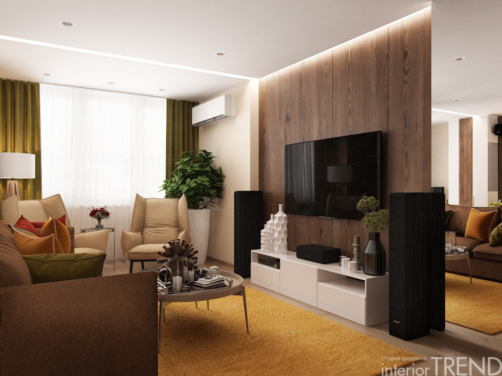 Интерьер квартиры студии на Хохрякова