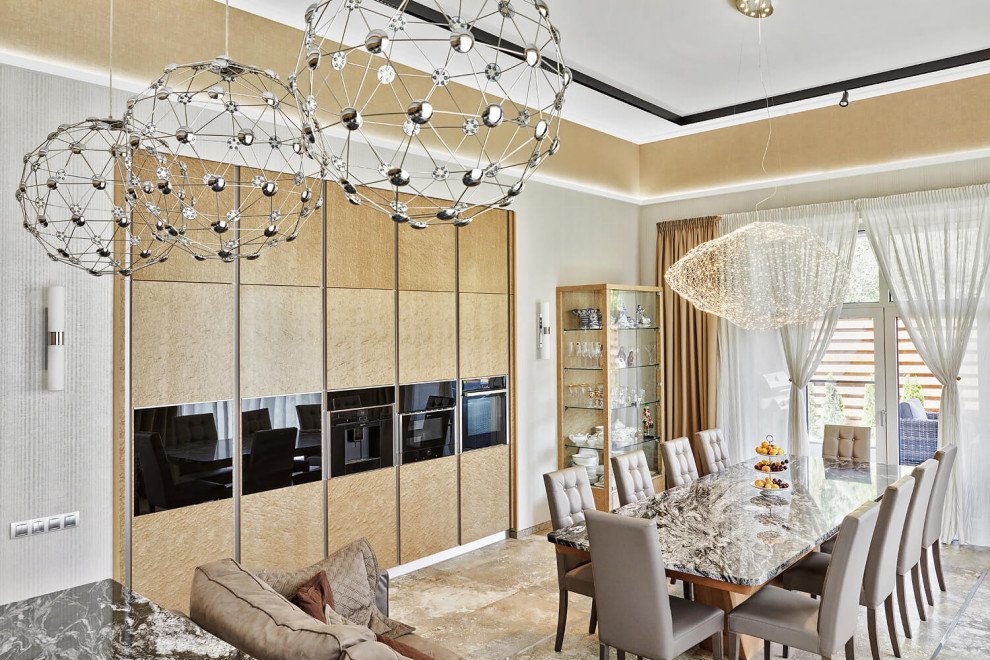 Интерьер жилого дома в современном стиле