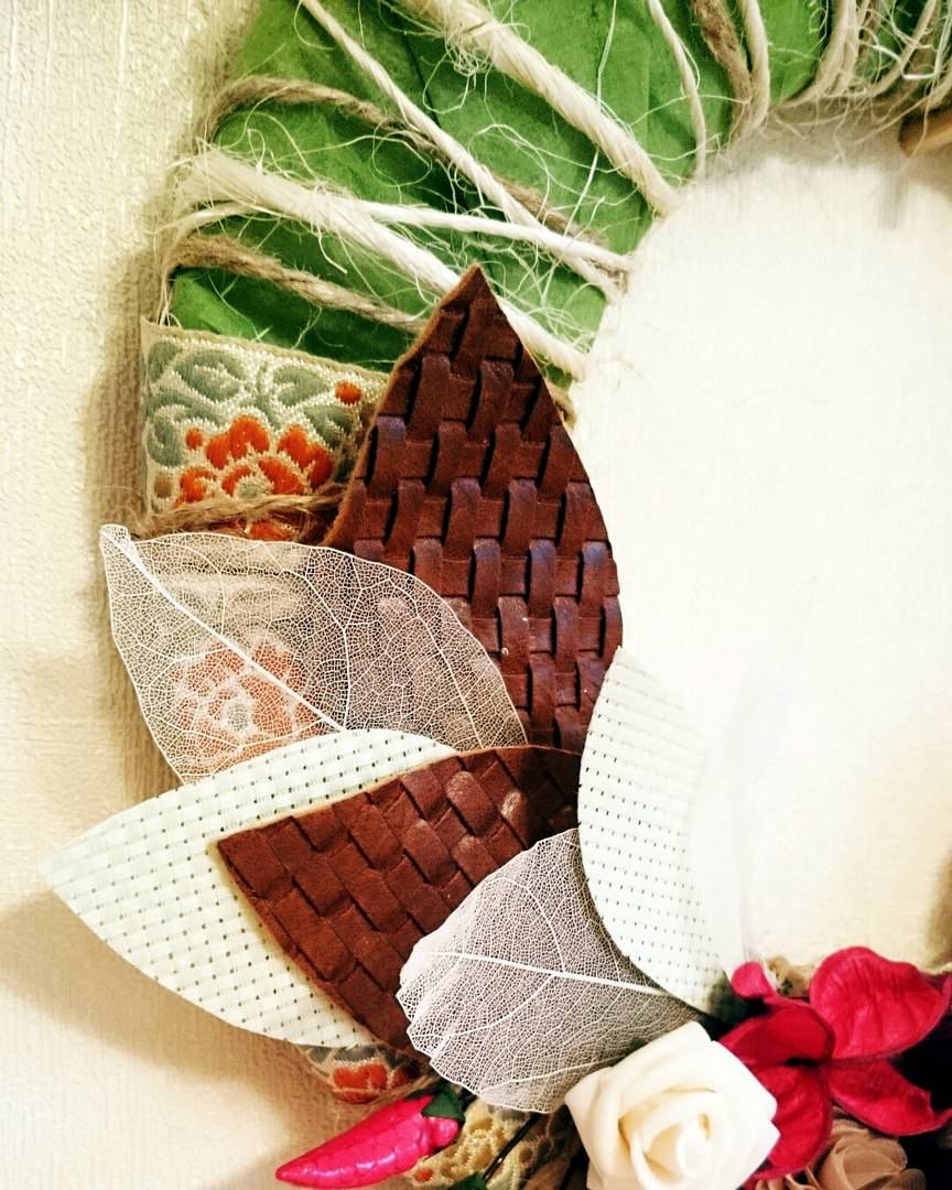 Декоративный венок "Осенний шарм"