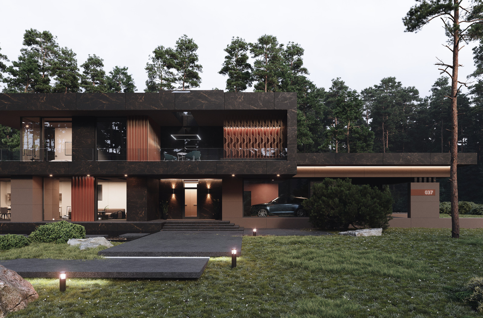 Проект индивидуального жилого дома 005