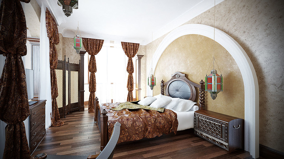 Квартира в восточном стиле с элементами лофта на Большой Филевской 140 м. кв.