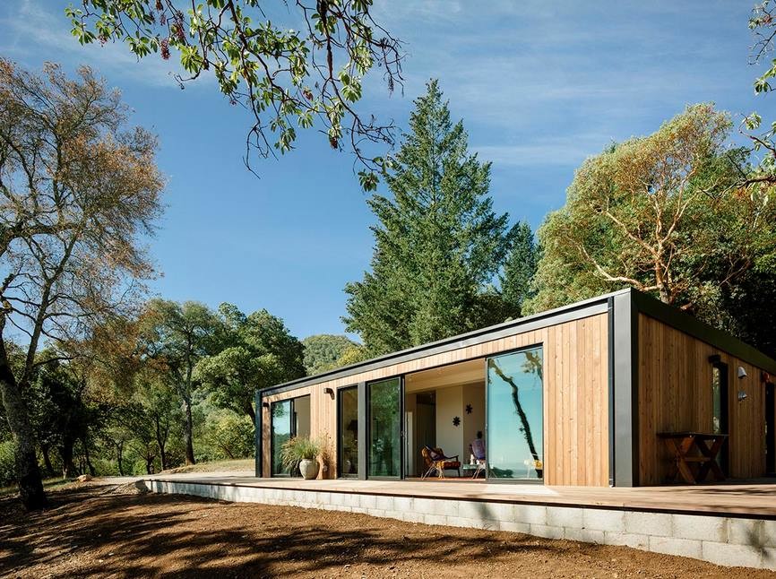 Дом из 4 модулей