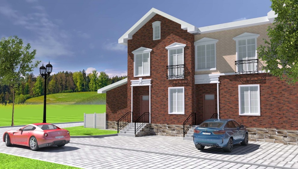 Таунхаус 190 кв.м, Пристройка веранды 70 кв.м