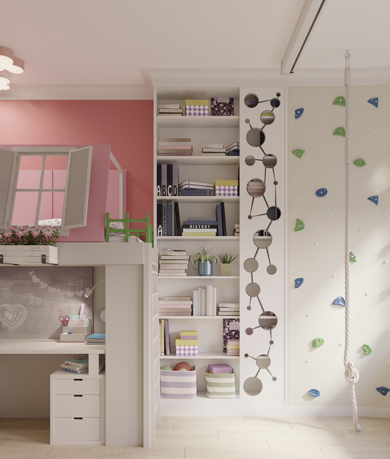 Обложка проекта: Детская комната 18 м кв