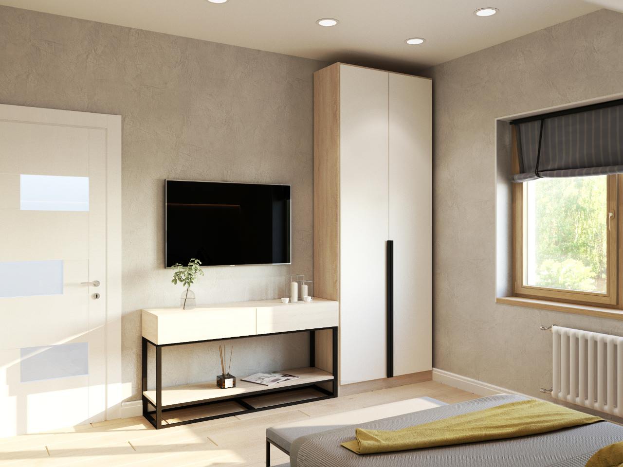 Дизайн проект дома 120кв.м в современном стиле с элементами эко-стиля