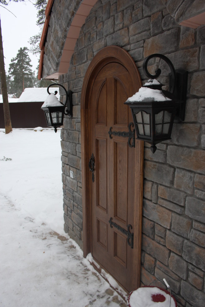 Реализация ландшафтного проекта в сосновом лесу