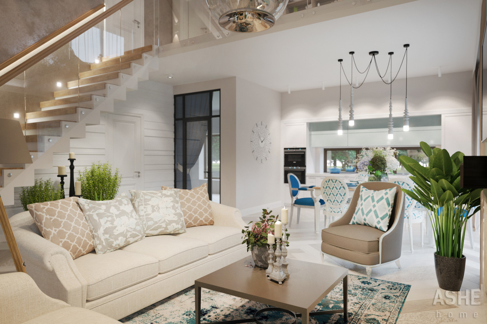 Дизайн интерьера коттеджа