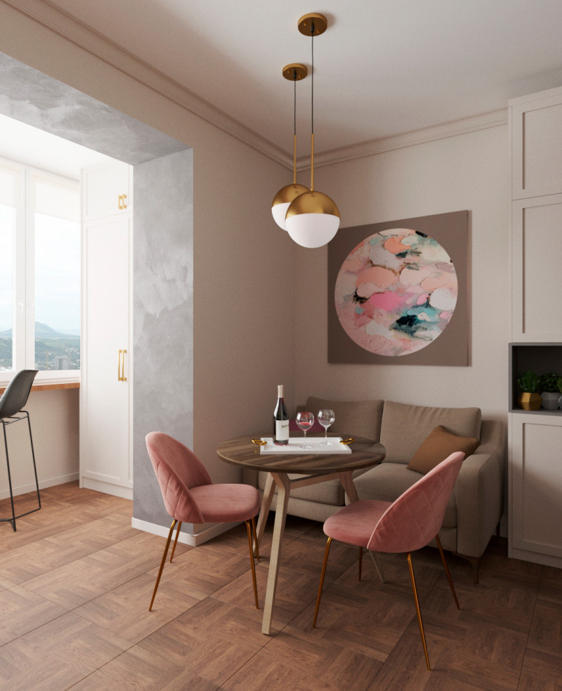 #Шик_в_однушке - кухня-коридор