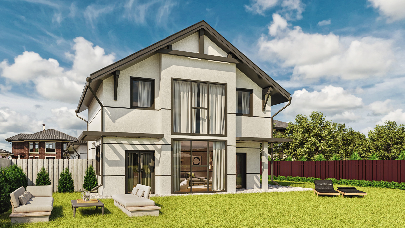 Build project. Cottege complex