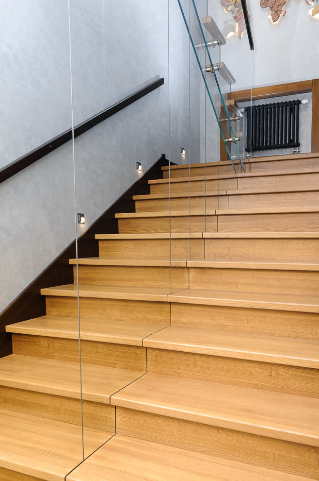 Отделка бетонной лестницы