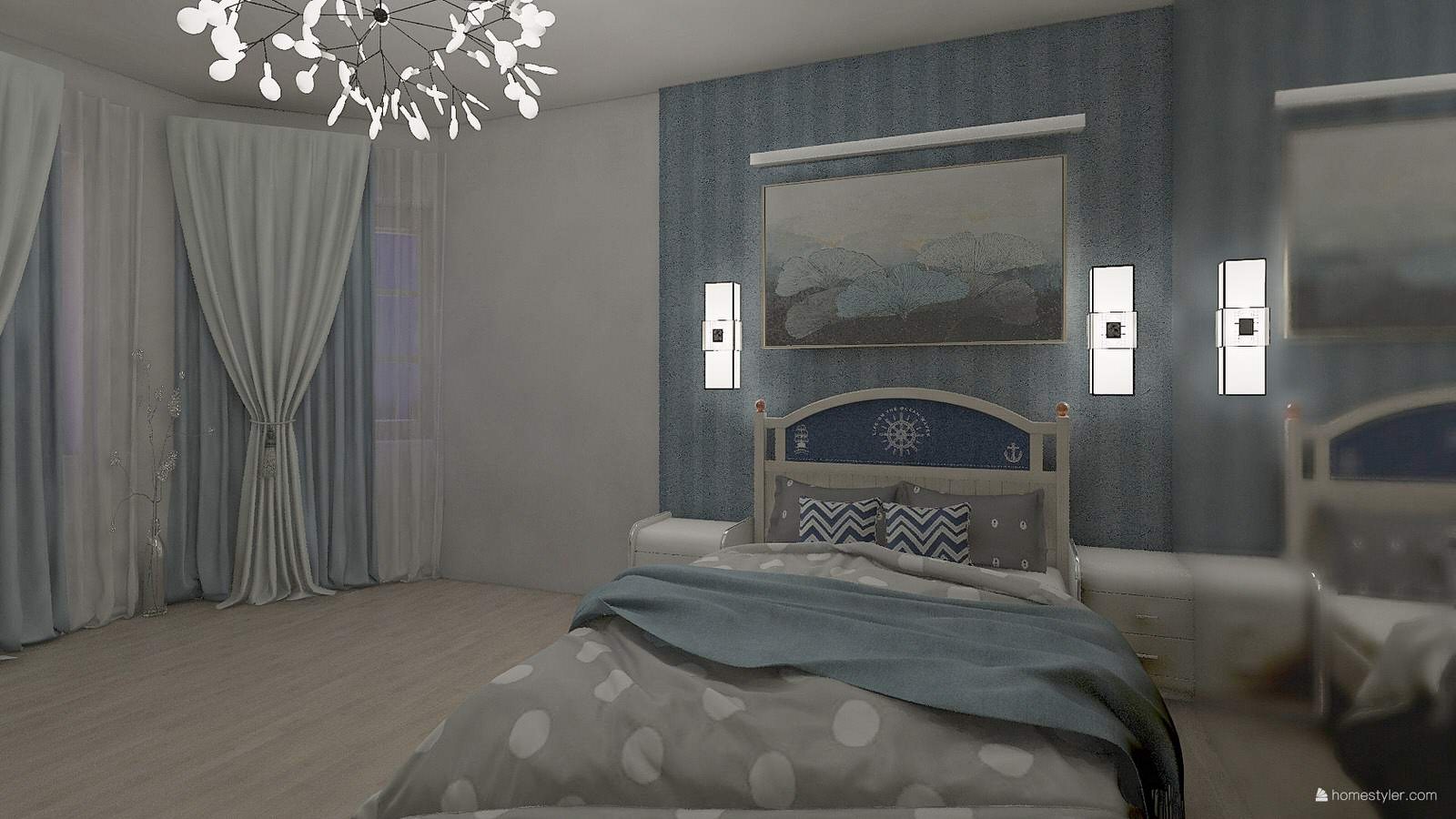 СПАЛЬНЯ В СКАНДИНАВСКОМ СТИЛЕ