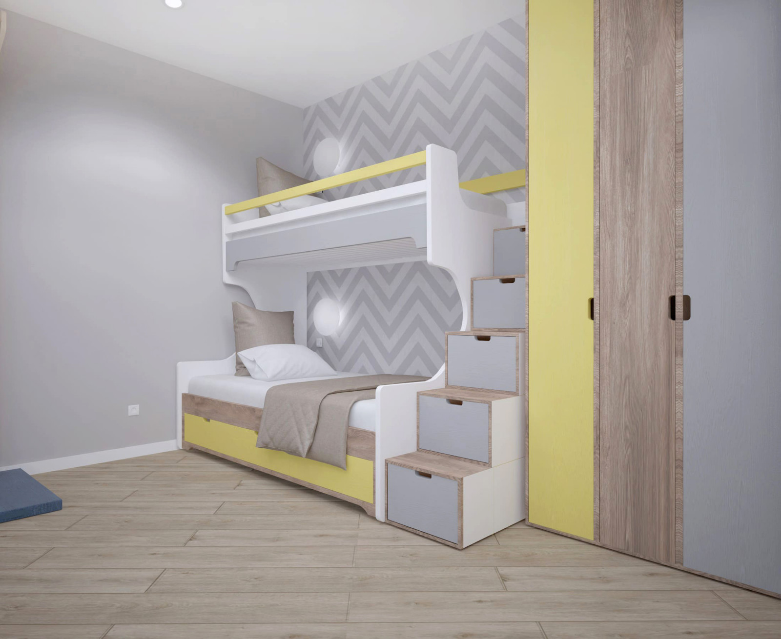 Солнечные гостиная и детская