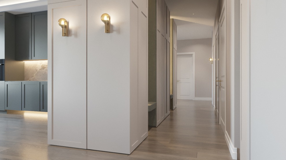 Дизайн интерьера апартаментов в Изумрудных оттенках