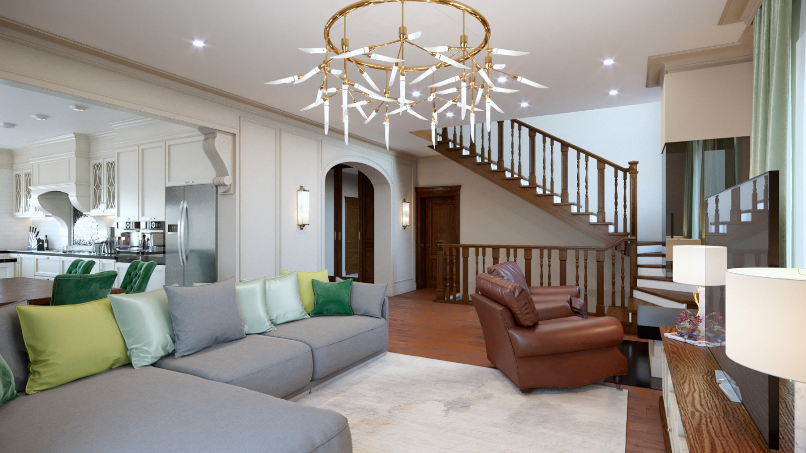 Château dans les pins