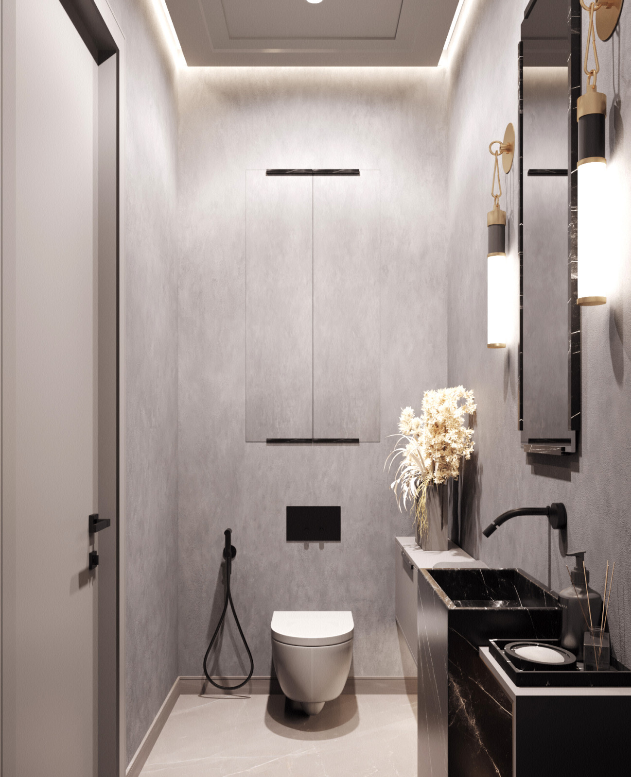 Современный интерьер с элементами скандинавского дизайна