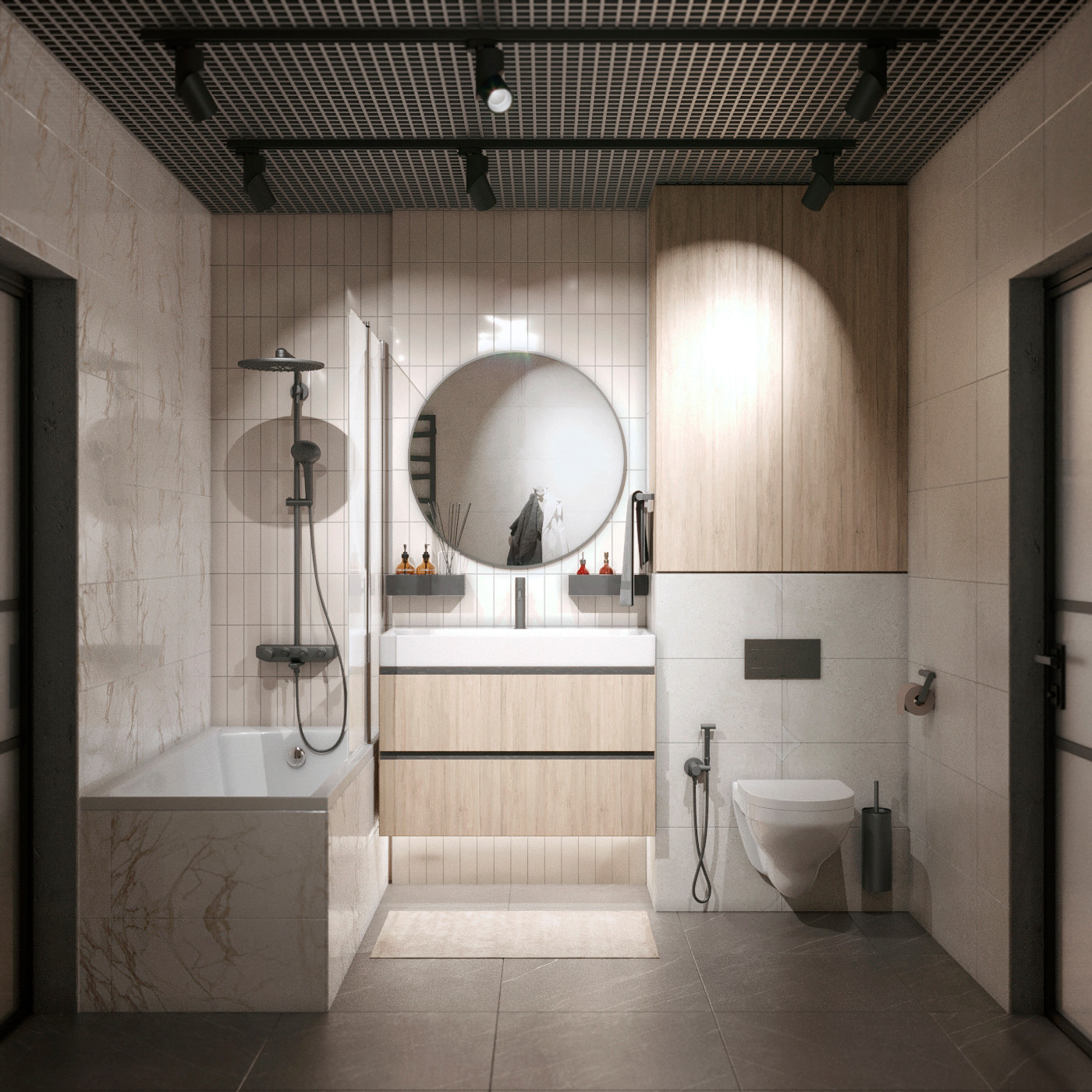 Интерьер в пещерном стиле