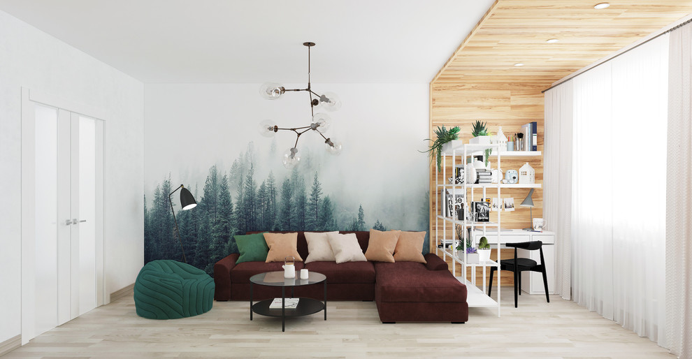 Квартира для молодой девушки в скандинавском стиле