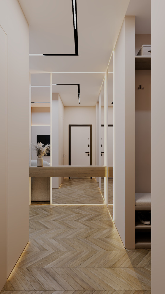 Дизайн-проект трехкомнатной квартиры 90 м2