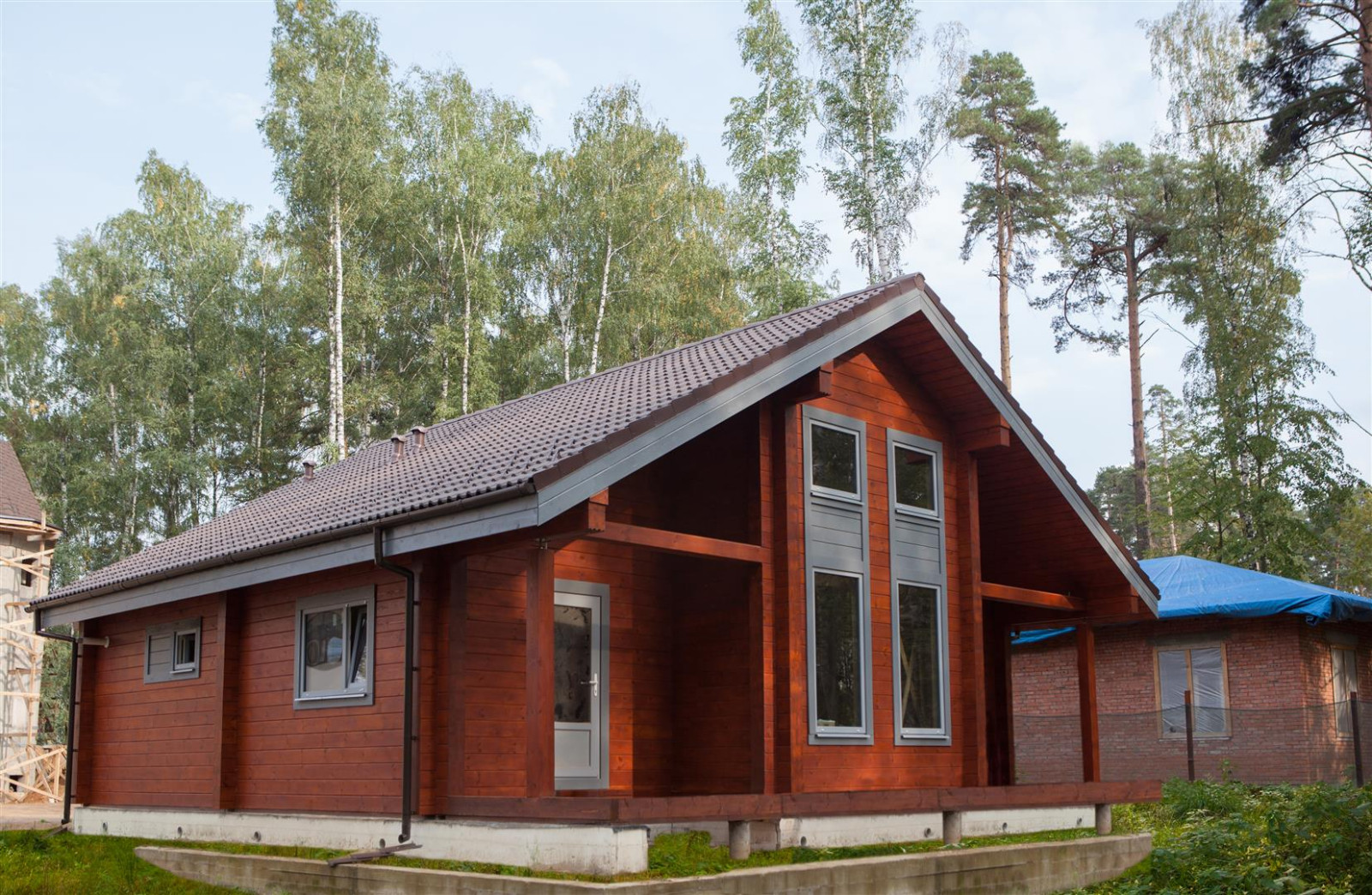 Строительство домов из клееного бруса