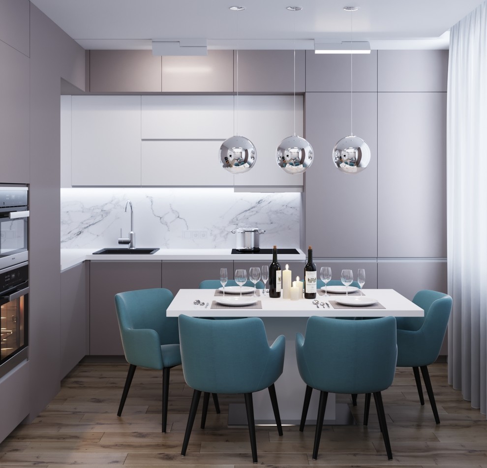 Кухня-гостиная 20,62 кв.м