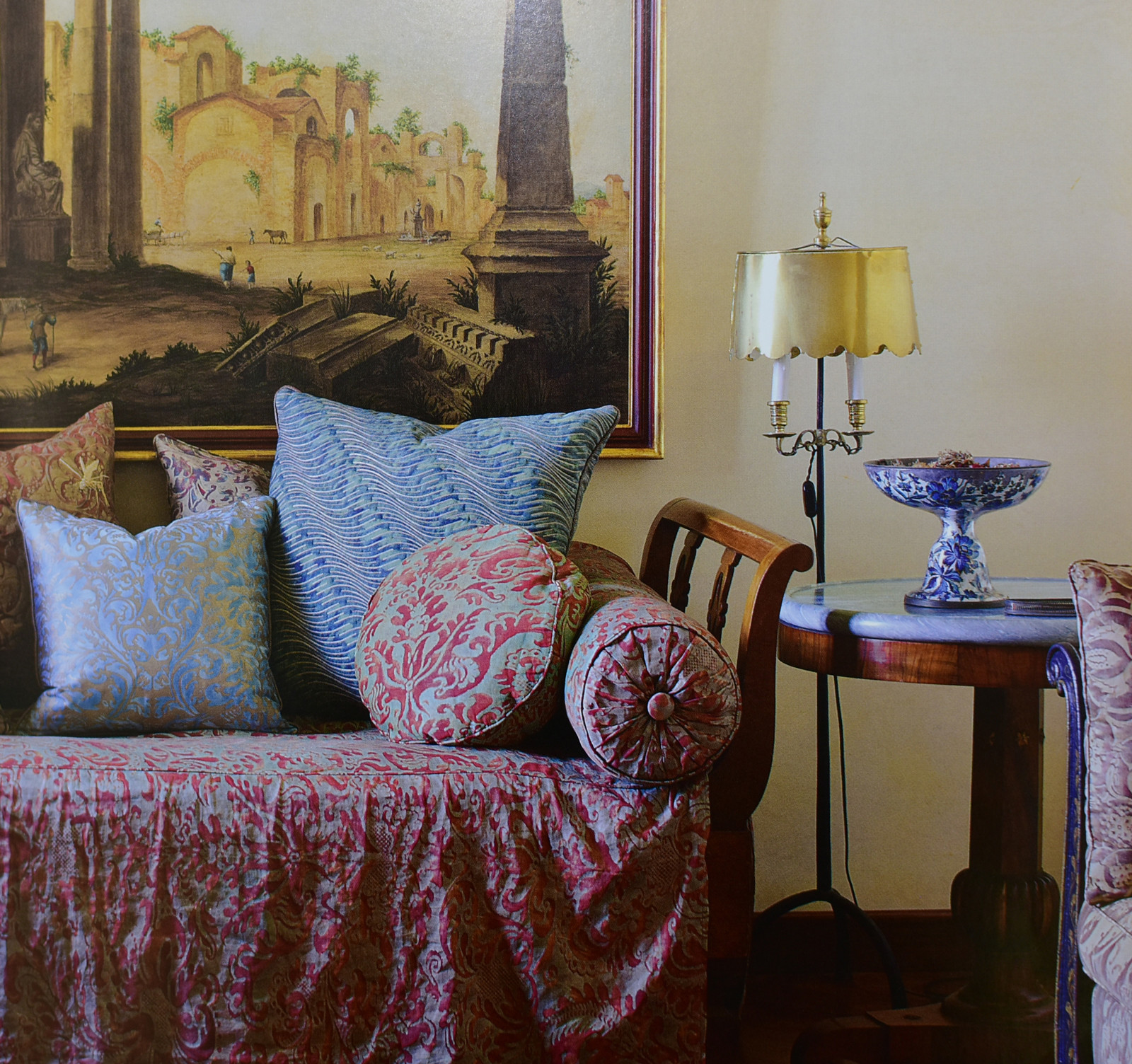 FORTUNY ткани,роскошная печать на высококачественном хлопке