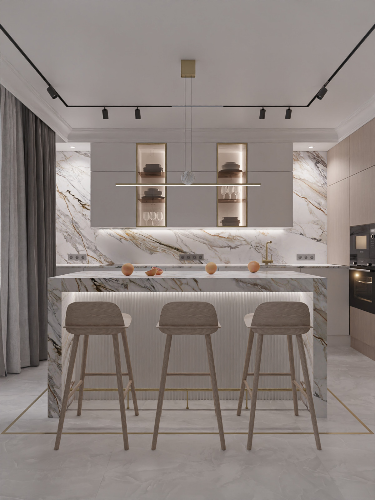 Обложка проекта: Трехкомнатная квартира ц цетре Калининграда