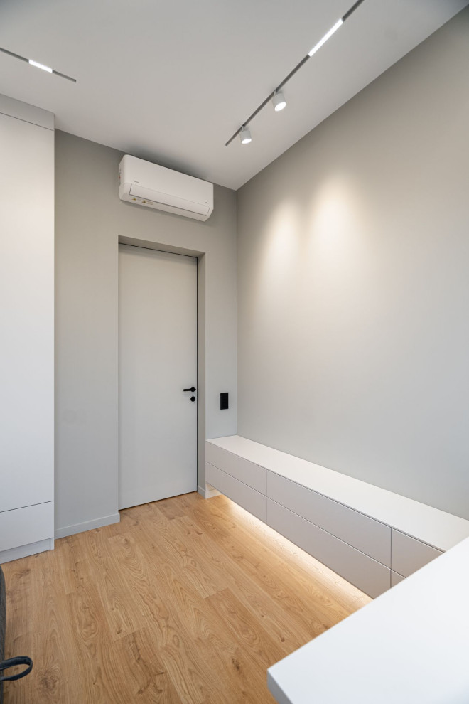 Серый минимализм | 58 кв.м.