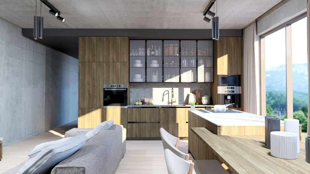 Обложка проекта: Кухня лофт