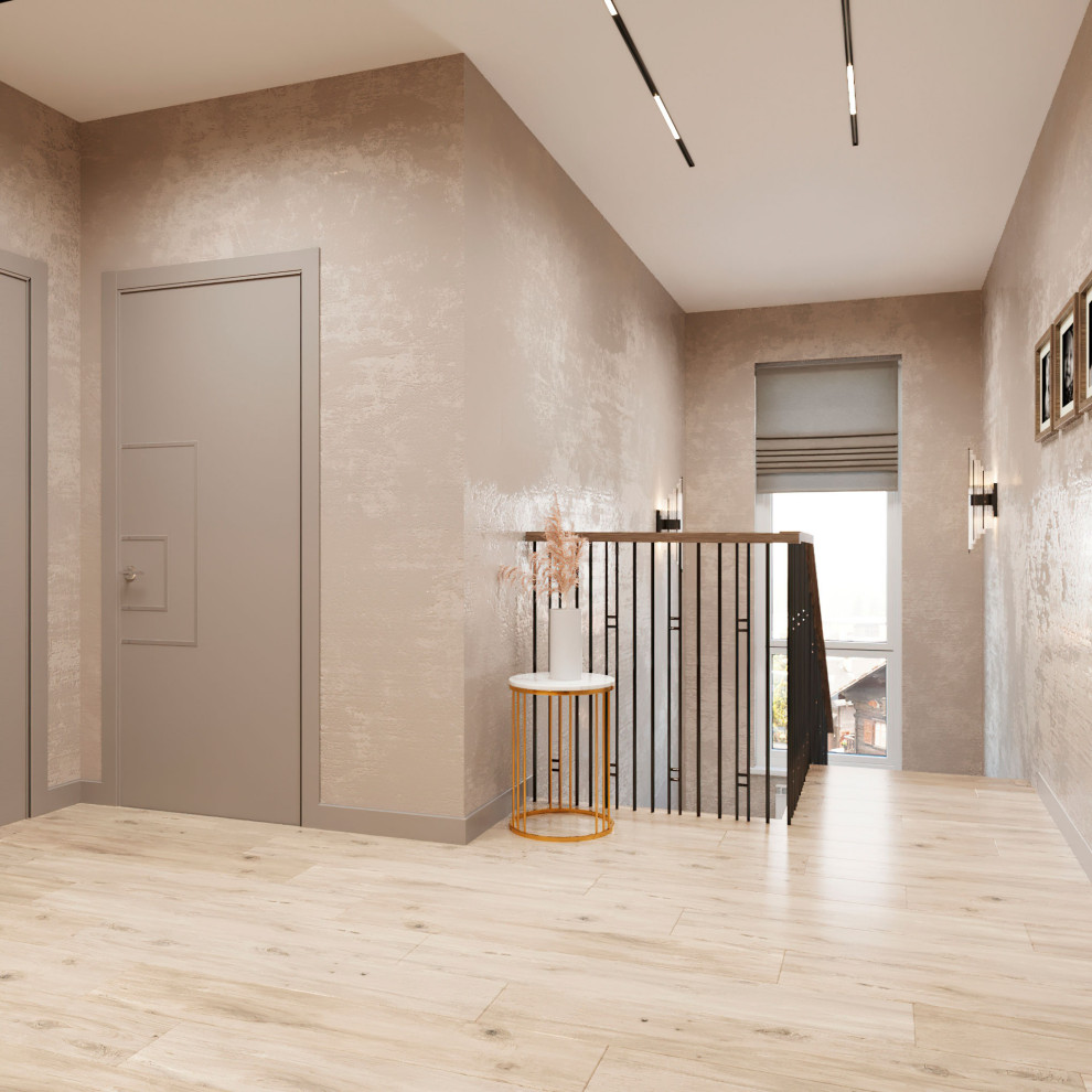 Двухэтажный дом для большой семьи