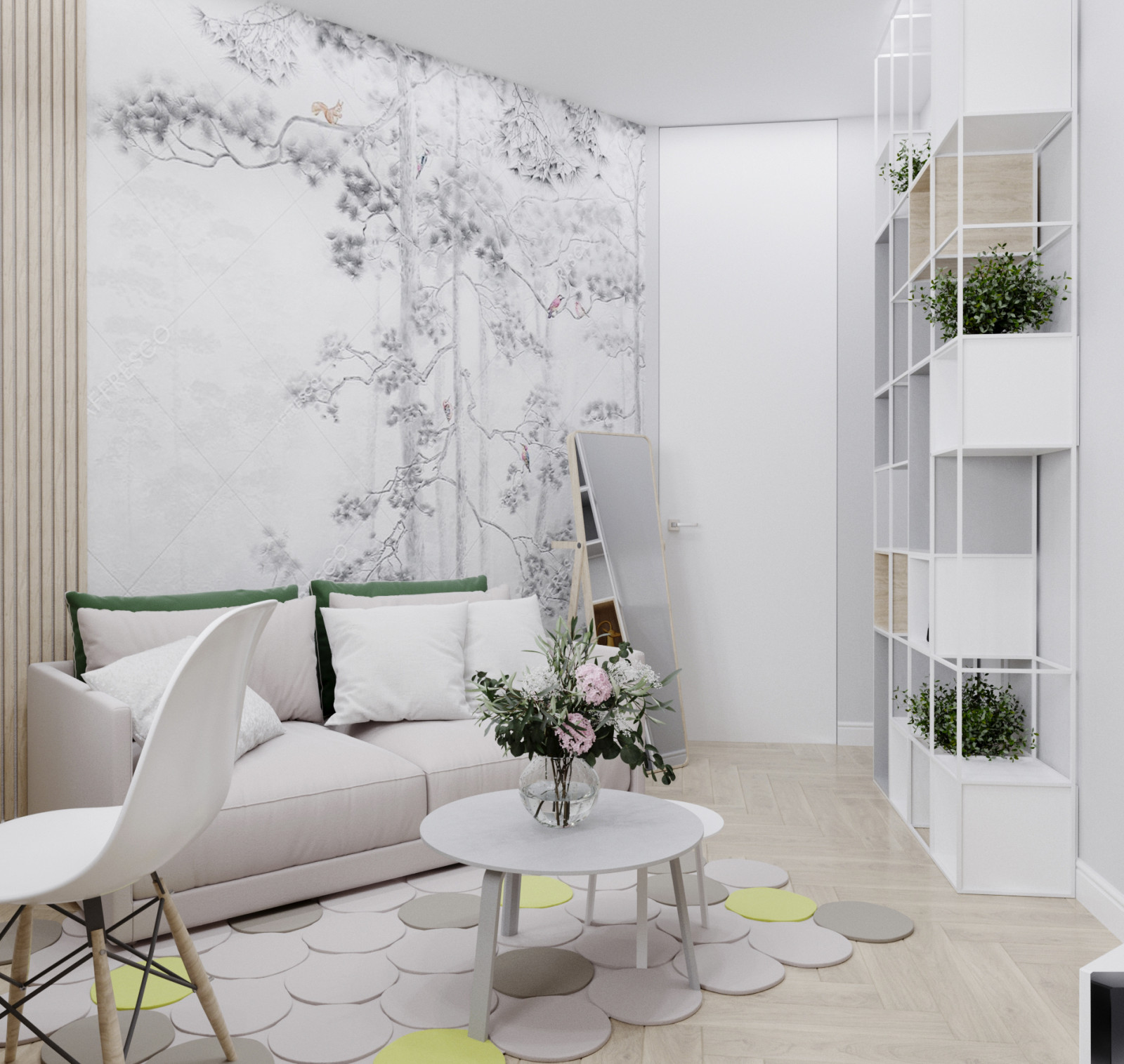 Дизайн-проект 2-х комнатной квартиры