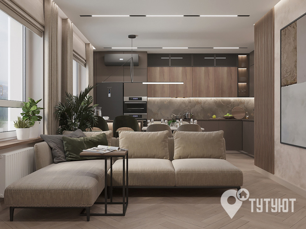 Атмосферная квартира в ЖК Женева