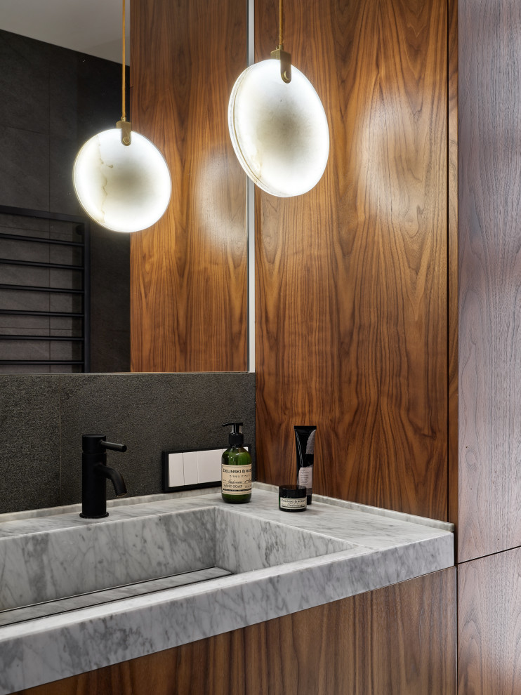 Ванная комната в реализованном проекте ЖК Наследие